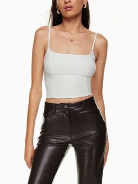 NWOT Aritzia Wilfred White Bustier